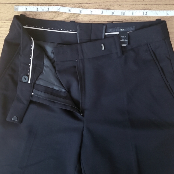 Women's H&M Straight Leg Black Dress Pant | size 6 - Picture 4 of 10